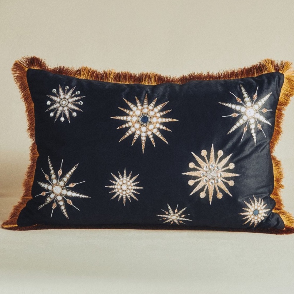 2 LEFT🔥 Catherine Martin X Anthropologie embellished pillows * - Picture 4 of 14